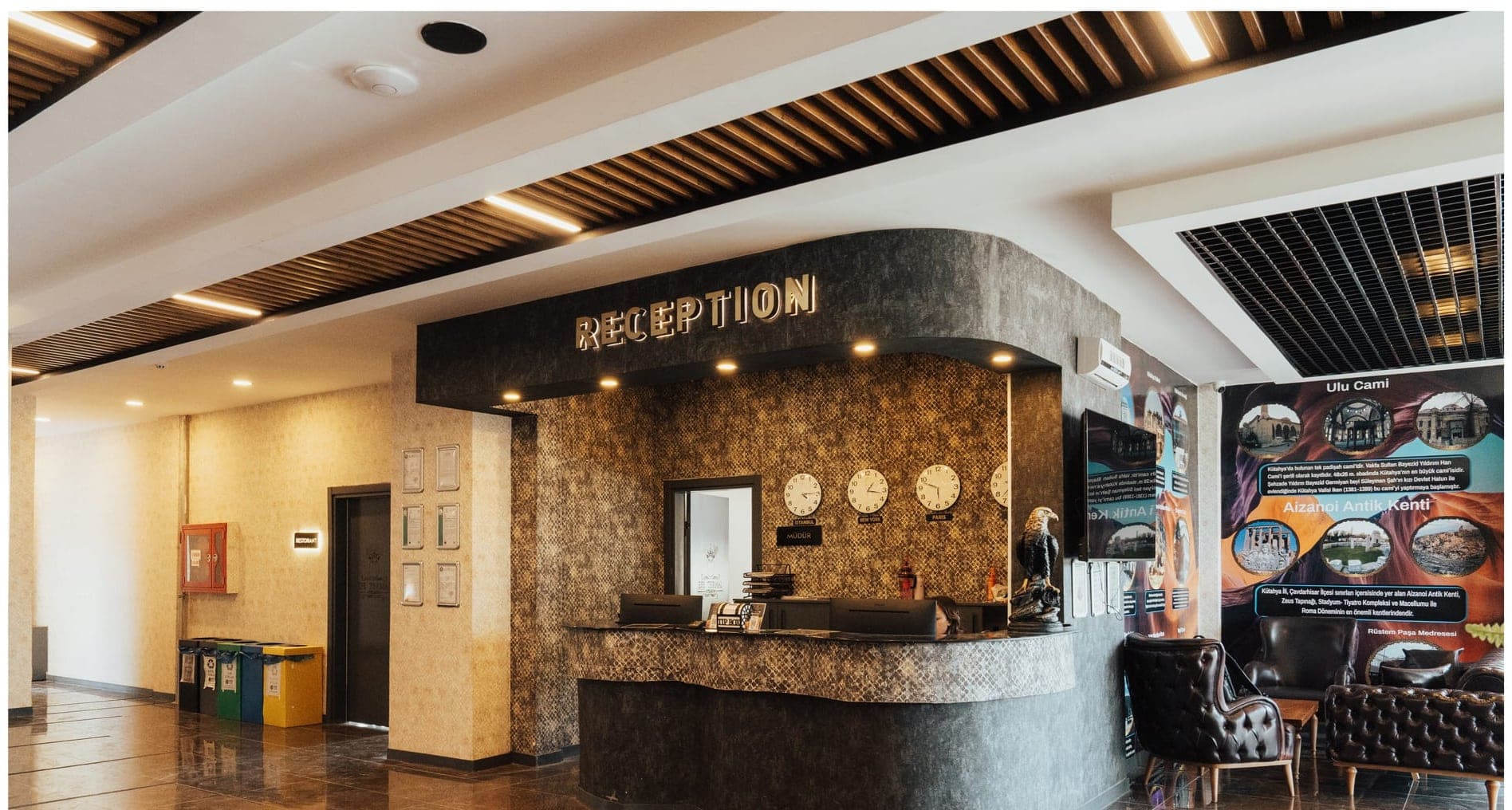 Efe Termal Otel resepsiyon